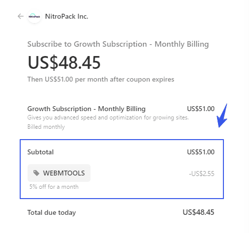 NitroPack Coupon Codes, Get Additional 5% + 2 Months Free 3 NitroPack Additional Discount Coupon