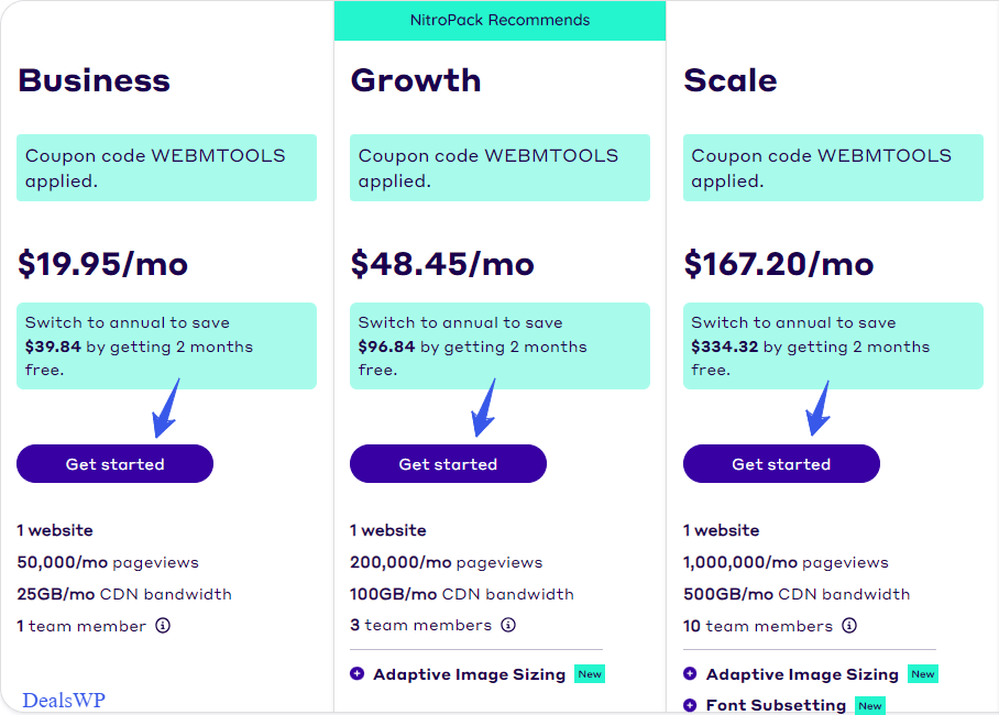 NitroPack Coupon Codes, Get Additional 5% + 2 Months Free 2 NitroPack-Pricing Plans with Coupon